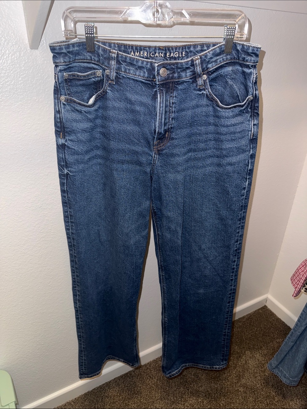 American Eagle Outfitters Indigo Straight-Leg Jeans